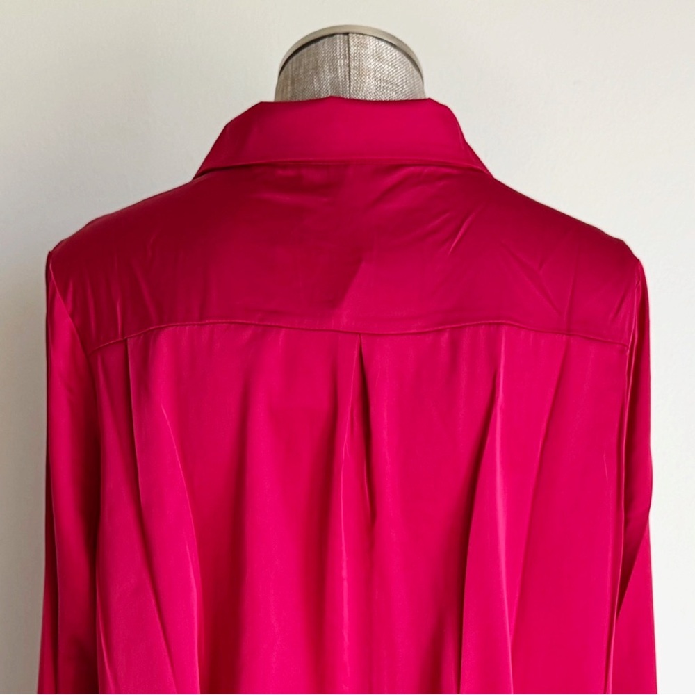 NWT Andrea Iyamah Ruby Red Blouse - Picture 8 of 13